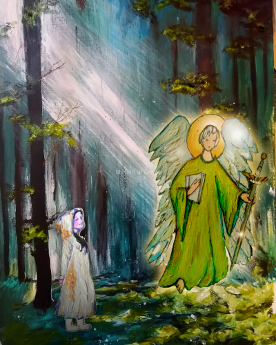 Flickan och Uppenbarelsen. M Hiort af Ornäs