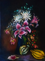 Stilleben Blomster