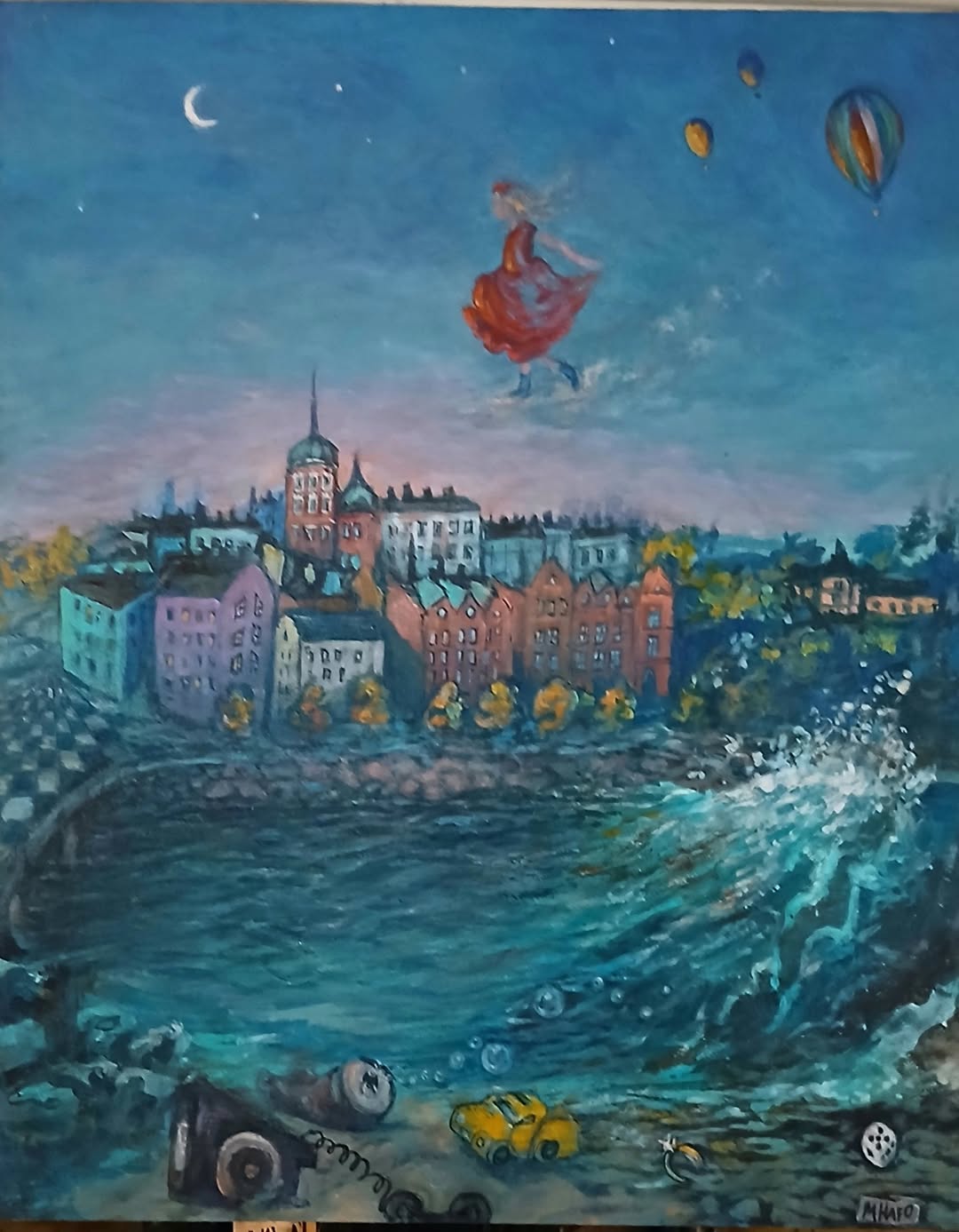 Hur man omarbetar akrylmålning?